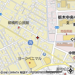 栃木県栃木市祝町11-15周辺の地図