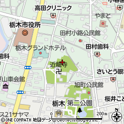 栃木県栃木市万町22周辺の地図