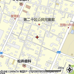 茨城県笠間市笠間1489-6周辺の地図