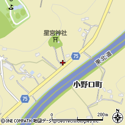 栃木県栃木市小野口町738周辺の地図