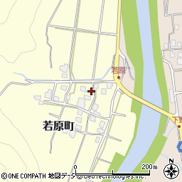 石川県白山市若原町ハ170周辺の地図
