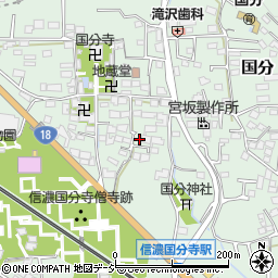 長野県上田市国分1090周辺の地図