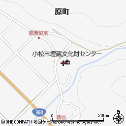 小松市役所　教育関係周辺の地図