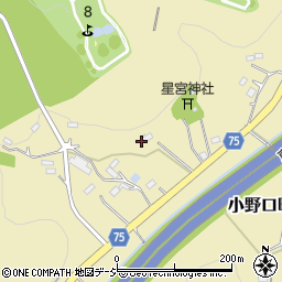 栃木県栃木市小野口町742周辺の地図