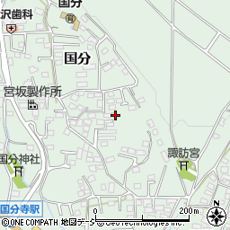 長野県上田市国分680-10周辺の地図