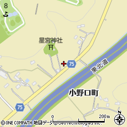 栃木県栃木市小野口町721周辺の地図