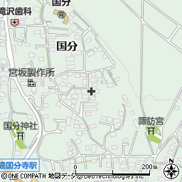 長野県上田市国分681周辺の地図