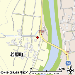 石川県白山市若原町ハ144周辺の地図