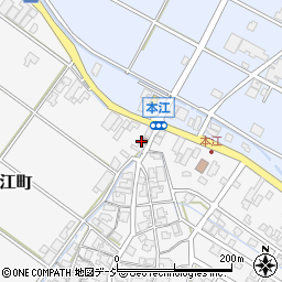 小松警察署　本江駐在所周辺の地図
