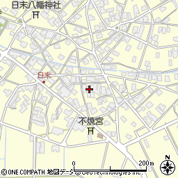 石川県小松市日末町ム197周辺の地図