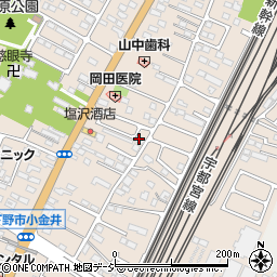 栃木県下野市小金井2782周辺の地図