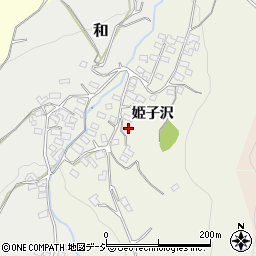 長野県東御市姫子沢2921周辺の地図