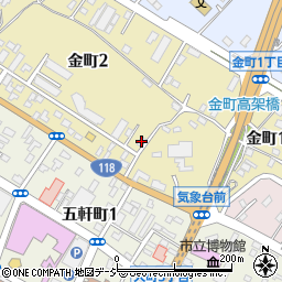 茨城県水戸市金町2丁目3-5周辺の地図