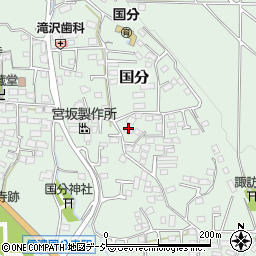 長野県上田市国分677周辺の地図