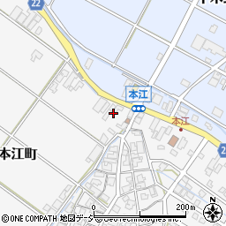 石川県小松市本江町（ヲ）周辺の地図