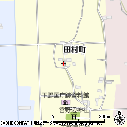 栃木県栃木市田村町351周辺の地図