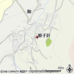 長野県東御市姫子沢2922周辺の地図