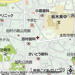 栃木県栃木市万町27-18周辺の地図