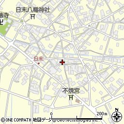石川県小松市日末町ム189周辺の地図