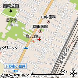栃木県下野市小金井2979周辺の地図