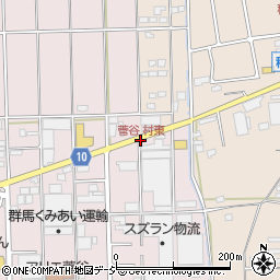 菅谷 村東周辺の地図