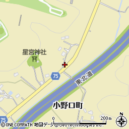 栃木県栃木市小野口町643周辺の地図