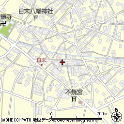 石川県小松市日末町ム185周辺の地図