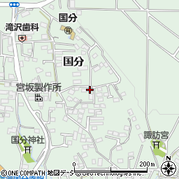 長野県上田市国分681-1周辺の地図