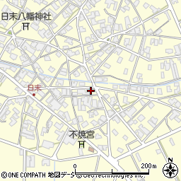 石川県小松市日末町ム218周辺の地図