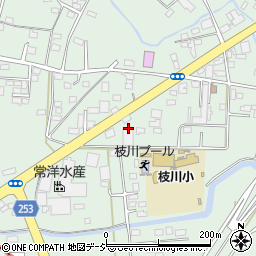 市毛水戸線周辺の地図