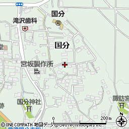 長野県上田市国分677-2周辺の地図