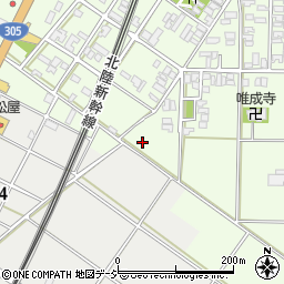 石川県小松市大領町ら周辺の地図