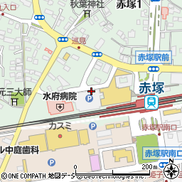 水戸市商業・駐車場公社周辺の地図