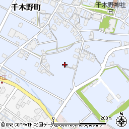 石川県小松市千木野町ヌ周辺の地図