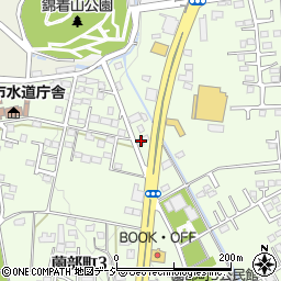 カーセブン　栃木薗部店周辺の地図