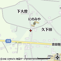栃木県真岡市久下田1754-4周辺の地図