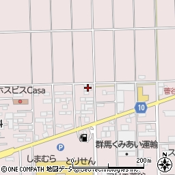 株式会社岡田技研　群馬町工場周辺の地図