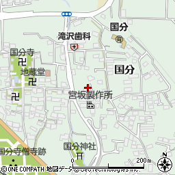 長野県上田市国分762-1周辺の地図