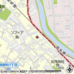 桐生あかりの資料館周辺の地図