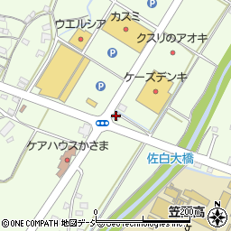 茨城県笠間市石井2155周辺の地図