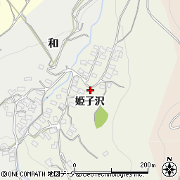 長野県東御市姫子沢2874周辺の地図
