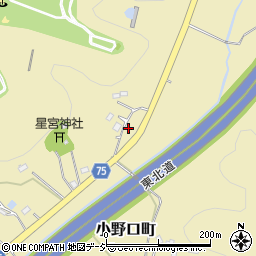 栃木県栃木市小野口町838周辺の地図