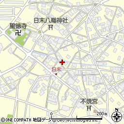 石川県小松市日末町ム176周辺の地図
