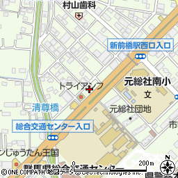 パソコン工房　新前橋店周辺の地図