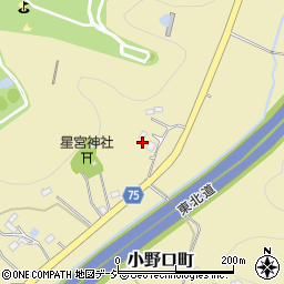 栃木県栃木市小野口町708周辺の地図