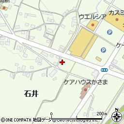 茨城県笠間市石井2259周辺の地図