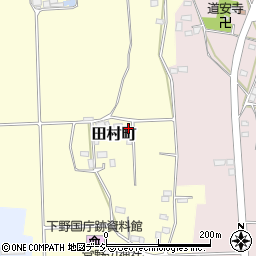 栃木県栃木市田村町343周辺の地図