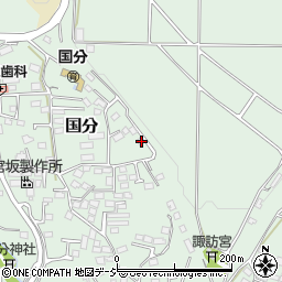 長野県上田市国分751-8周辺の地図