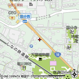 長野県上田市国分988-1周辺の地図