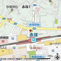 赤塚駅北口広場駐車場周辺の地図